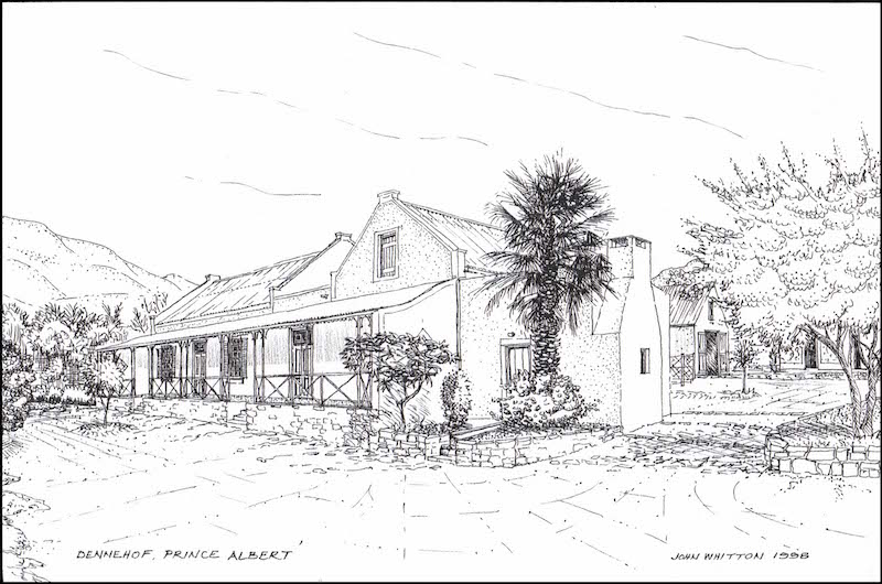 Dennehof, Prince Albert. Drawing by John Whitton