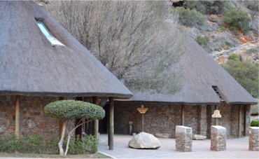 The information centre at the Waterfall  picnic area in Meiringspoort.